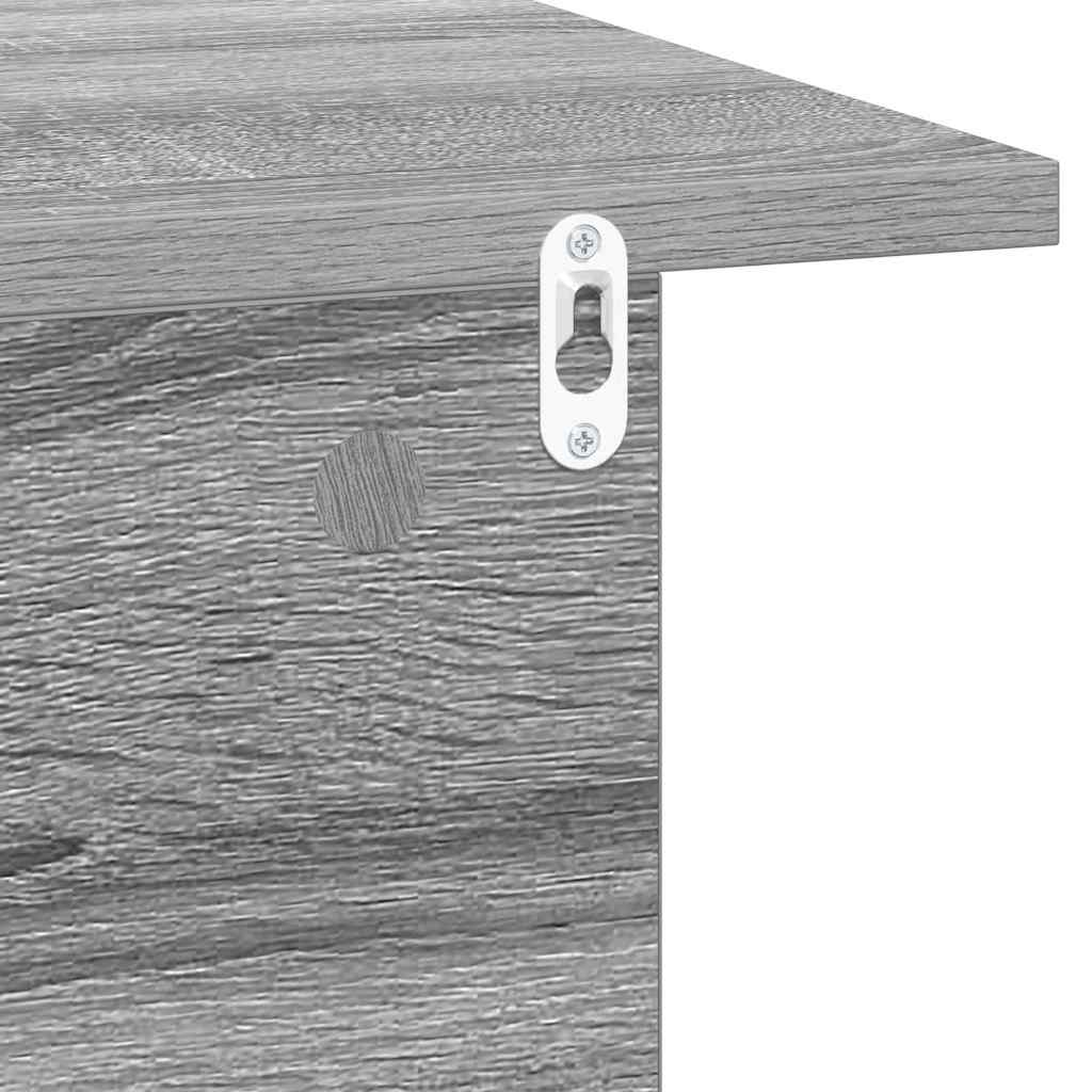Comodino Grigio Sonoma 40 x 30 x 25 cm Legno multistrato