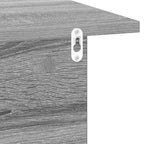 Comodino Grigio Sonoma 40 x 30 x 25 cm Legno multistrato