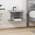 Comodino Grigio Sonoma 40 x 30 x 25 cm Legno multistrato