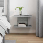 Comodino Grigio Sonoma 40 x 30 x 25 cm Legno multistrato