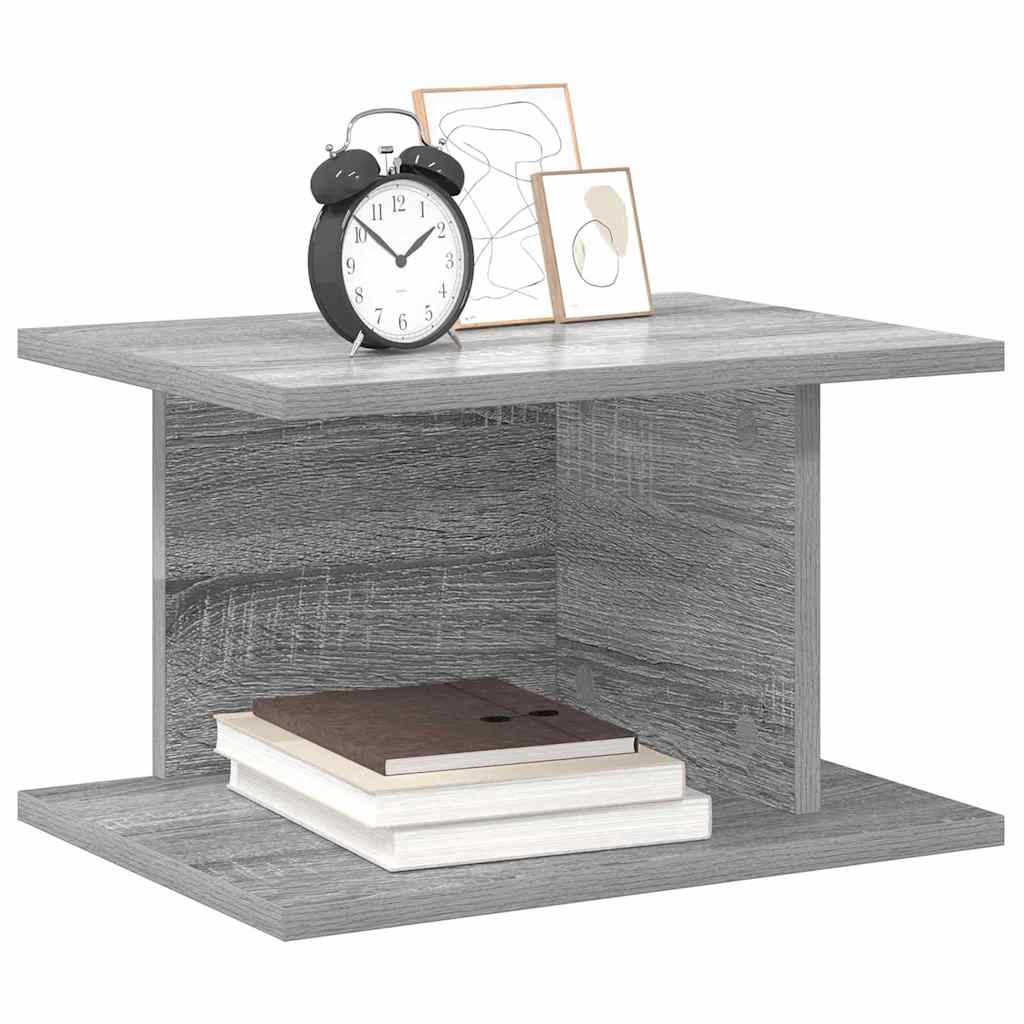 Comodino Grigio Sonoma 40 x 30 x 25 cm Legno multistrato