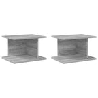 Comodino 2 pcs Grigio Sonoma 40 x 30 x 25 cm Legno multistrato