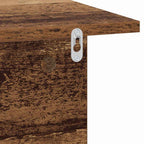 Comodino 2 pcs Legno vecchio 40 x 30 x 25 cm Legno multistrato