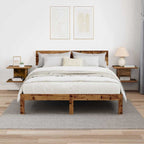 Comodino 2 pcs Legno vecchio 40 x 30 x 25 cm Legno multistrato