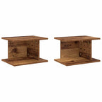 Comodino 2 pcs Legno vecchio 40 x 30 x 25 cm Legno multistrato