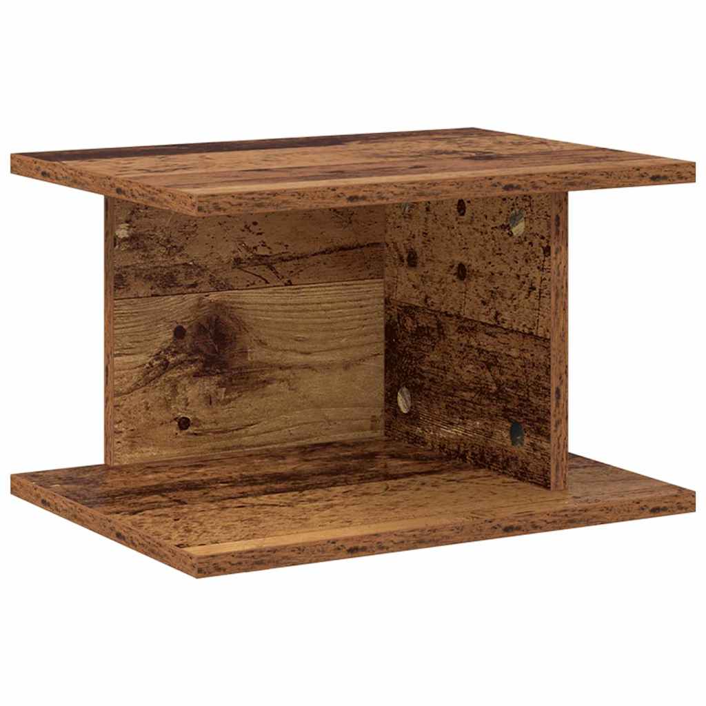Comodino 2 pcs Legno vecchio 40 x 30 x 25 cm Legno multistrato