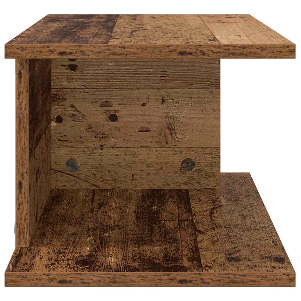 Comodino 2 pcs Legno vecchio 40 x 30 x 25 cm Legno multistrato