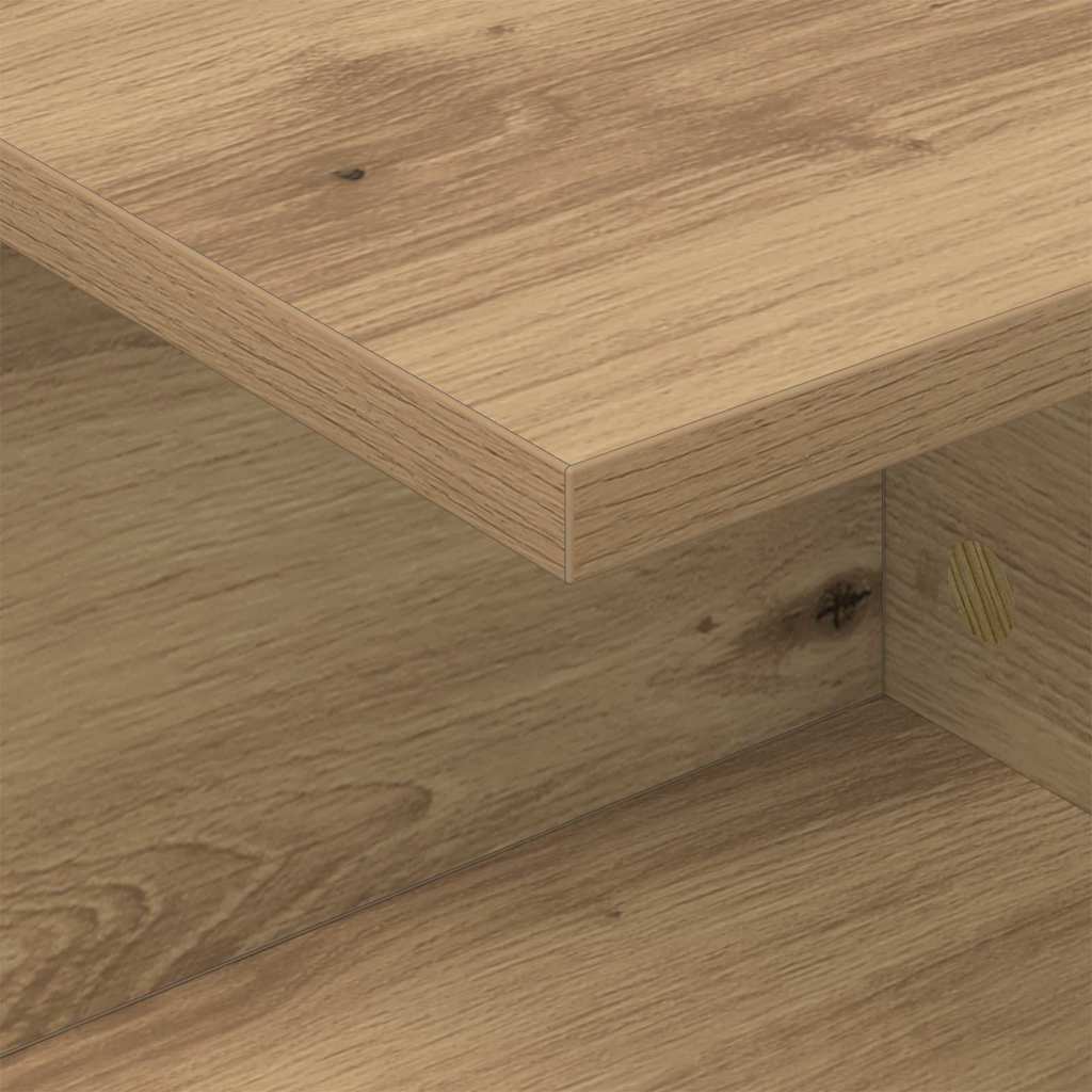 Comodino 2 pcs Rovere artigianale 40 x 30 x 25 cm