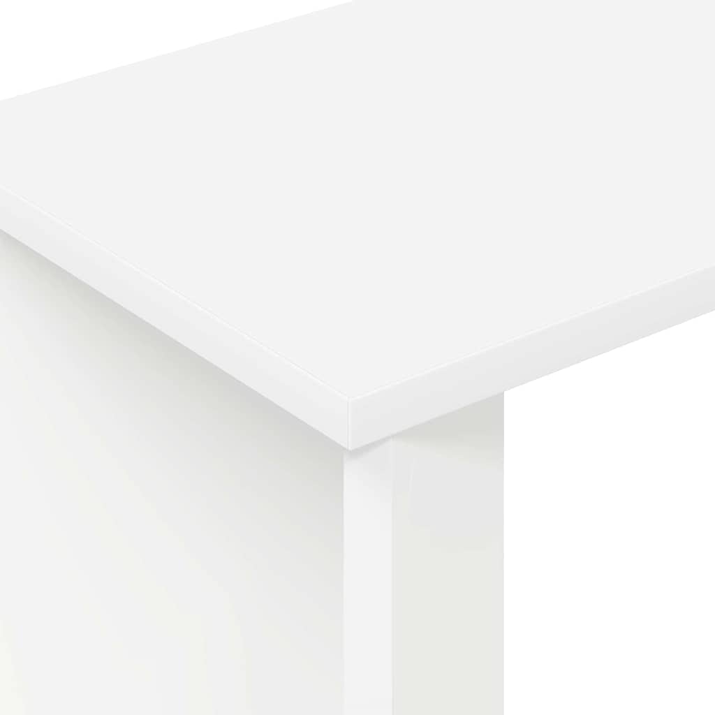 Tavolino Bianco 35 x 25 x 50 cm Legno multistrato
