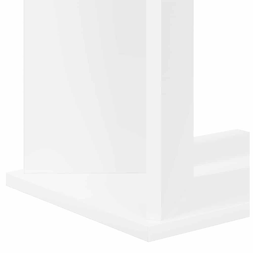 Tavolino Bianco 35 x 25 x 50 cm Legno multistrato