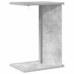 Tavolino Grigio cemento 35 x 25 x 50 cm Legno multistrato