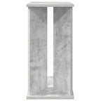 Tavolino Grigio cemento 35 x 25 x 50 cm Legno multistrato