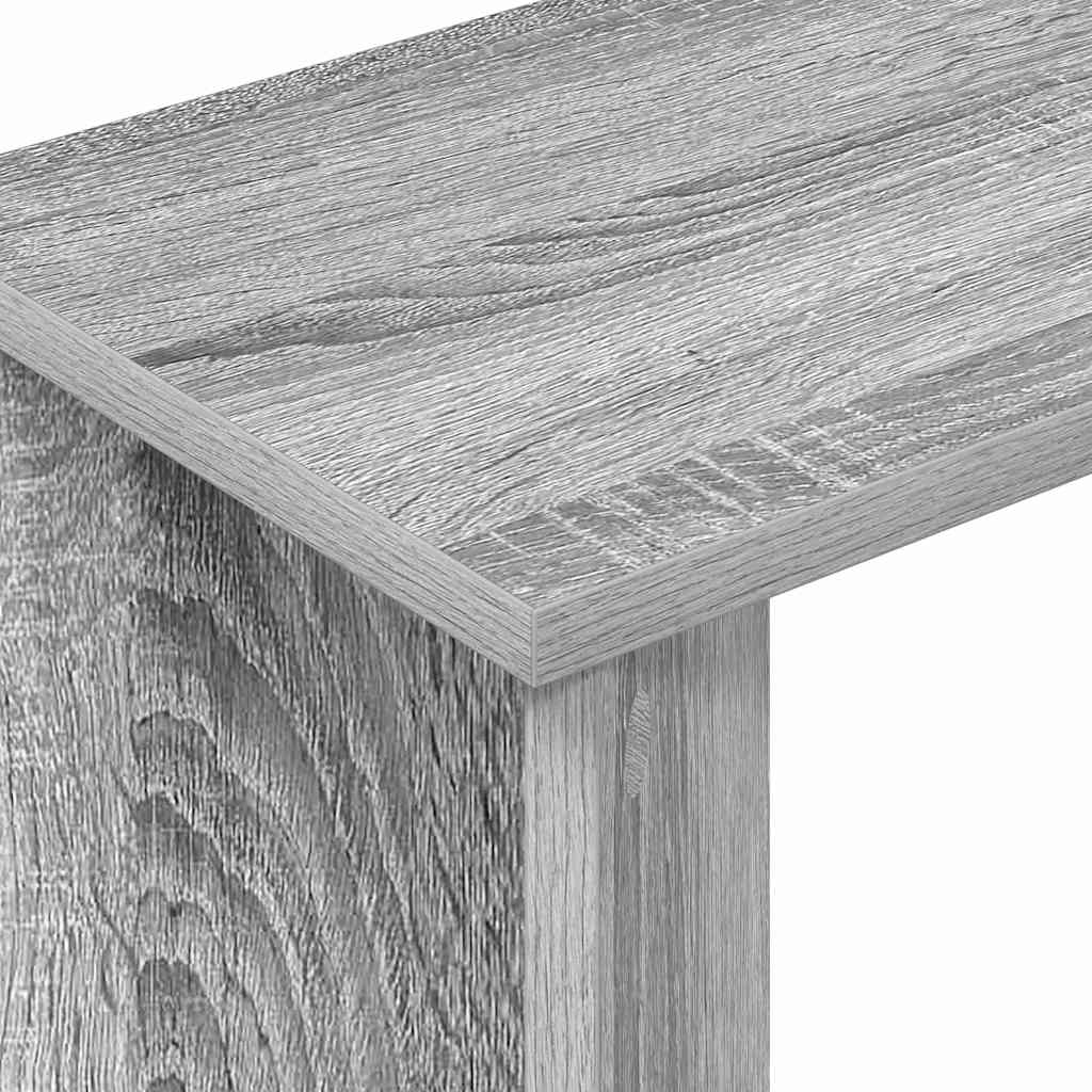 Tavolino Grigio Sonoma 35 x 25 x 50 cm Legno multistrato