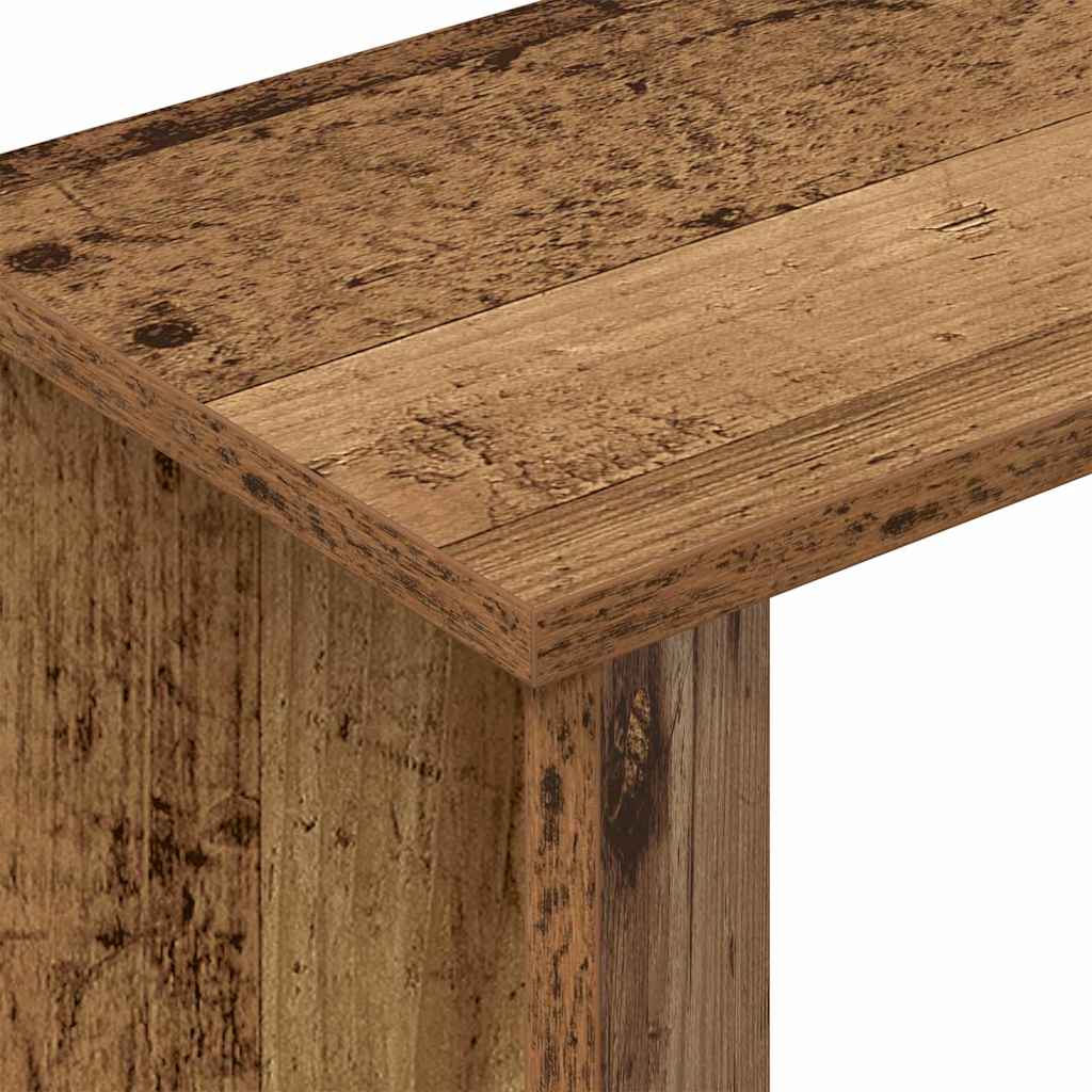 Tavolino Legno vecchio 35 x 25 x 50 cm Legno multistrato