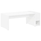 Tavolino da salotto Bianco 101,5 x 50 x 37 cm Legno multistrato