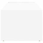Tavolino da salotto Bianco 101,5 x 50 x 37 cm Legno multistrato