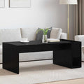 Tavolino da salotto Rovere Nero 101,5 x 50 x 37 cm