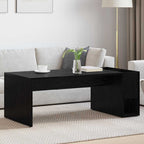 Tavolino da salotto Rovere Nero 101,5 x 50 x 37 cm