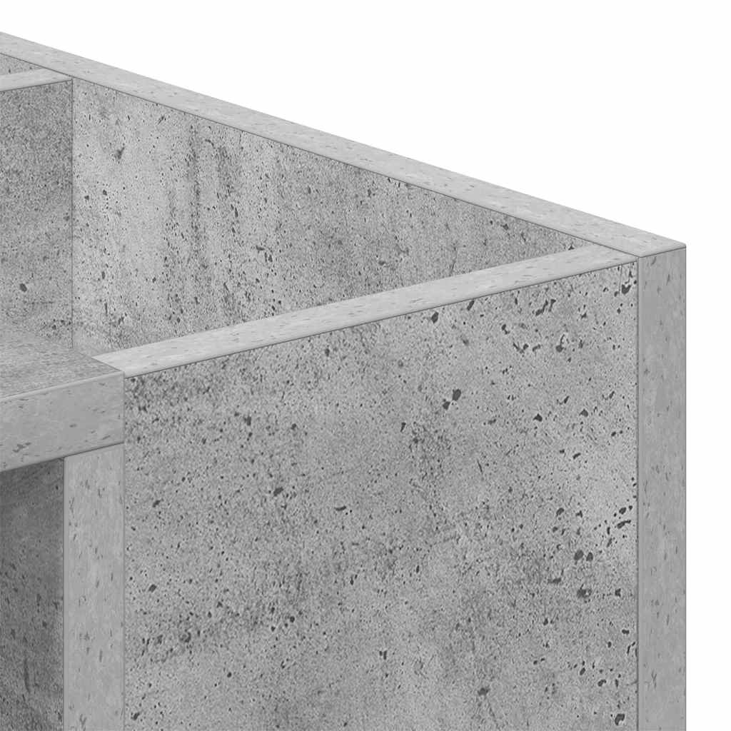 Tavolino da salotto Grigio cemento 101,5 x 50 x 37 cm