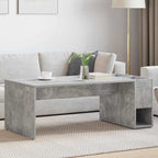 Tavolino da salotto Grigio cemento 101,5 x 50 x 37 cm