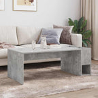 Tavolino da salotto Grigio cemento 101,5 x 50 x 37 cm
