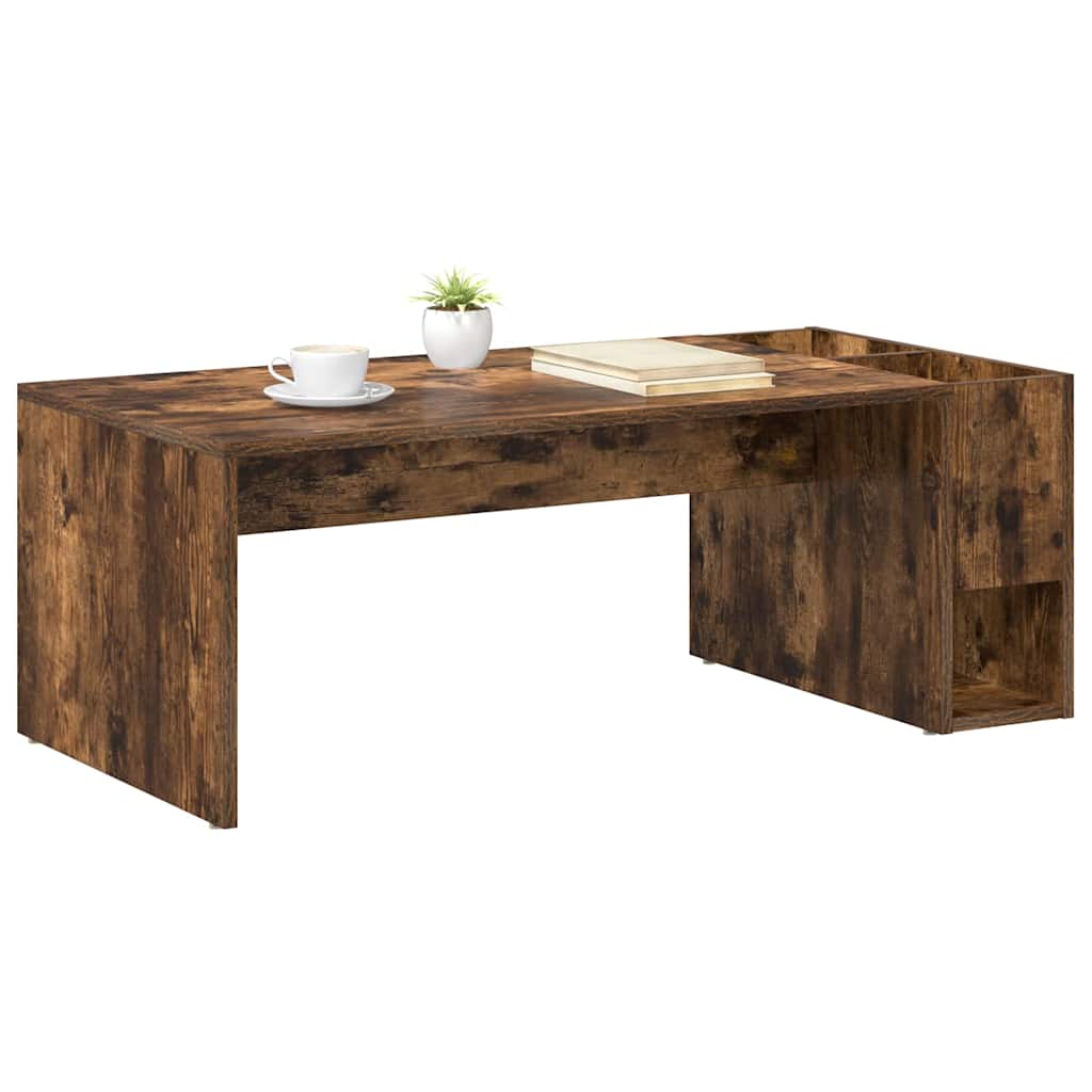 Tavolino da salotto Rovere fumé 101,5 x 50 x 37 cm