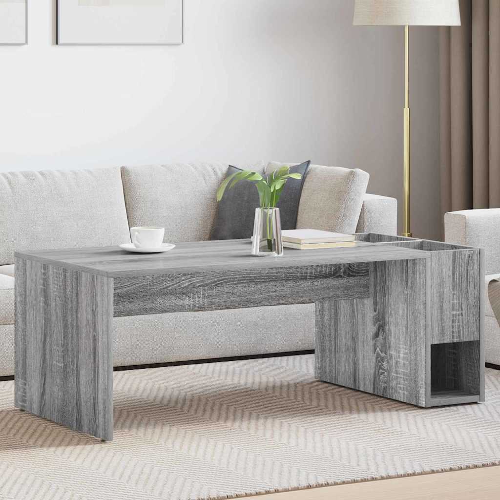 Tavolino da salotto Grigio Sonoma 101,5 x 50 x 37 cm