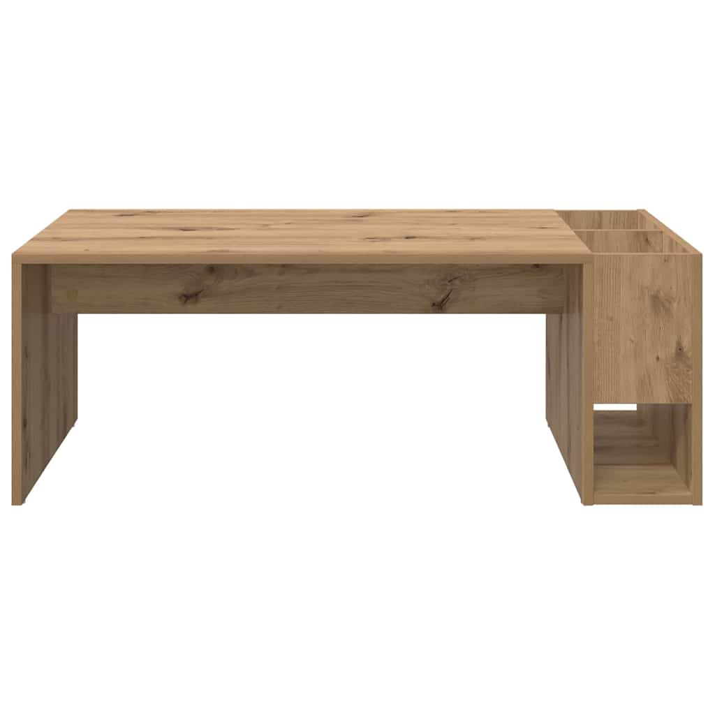 Tavolino da salotto Rovere artigianale 101,5 x 50 x 37 cm