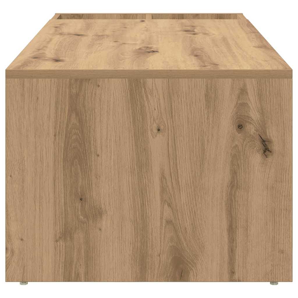 Tavolino da salotto Rovere artigianale 101,5 x 50 x 37 cm