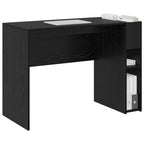 Scrivania Rovere Nero 109 x 50 x 78 cm Legno multistrato
