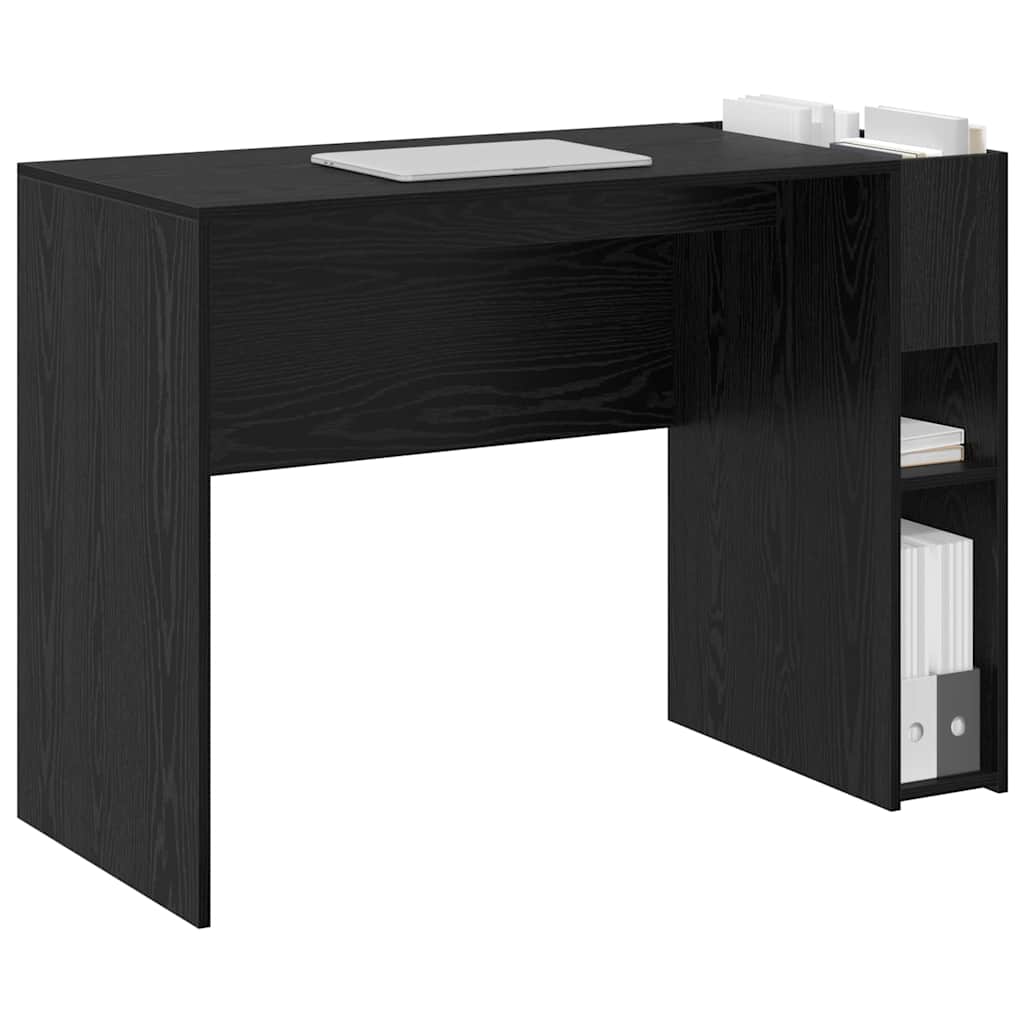 Scrivania Rovere Nero 109 x 50 x 78 cm Legno multistrato