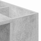 Scrivania Grigio cemento 109 x 50 x 78 cm Legno multistrato