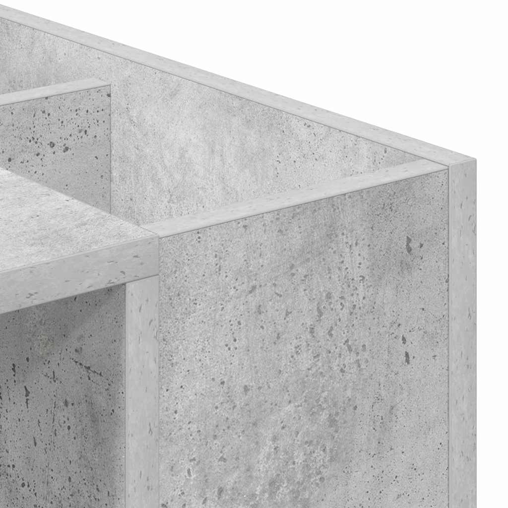 Scrivania Grigio cemento 109 x 50 x 78 cm Legno multistrato