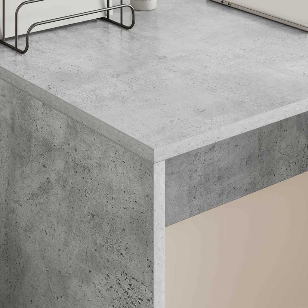 Scrivania Grigio cemento 109 x 50 x 78 cm Legno multistrato
