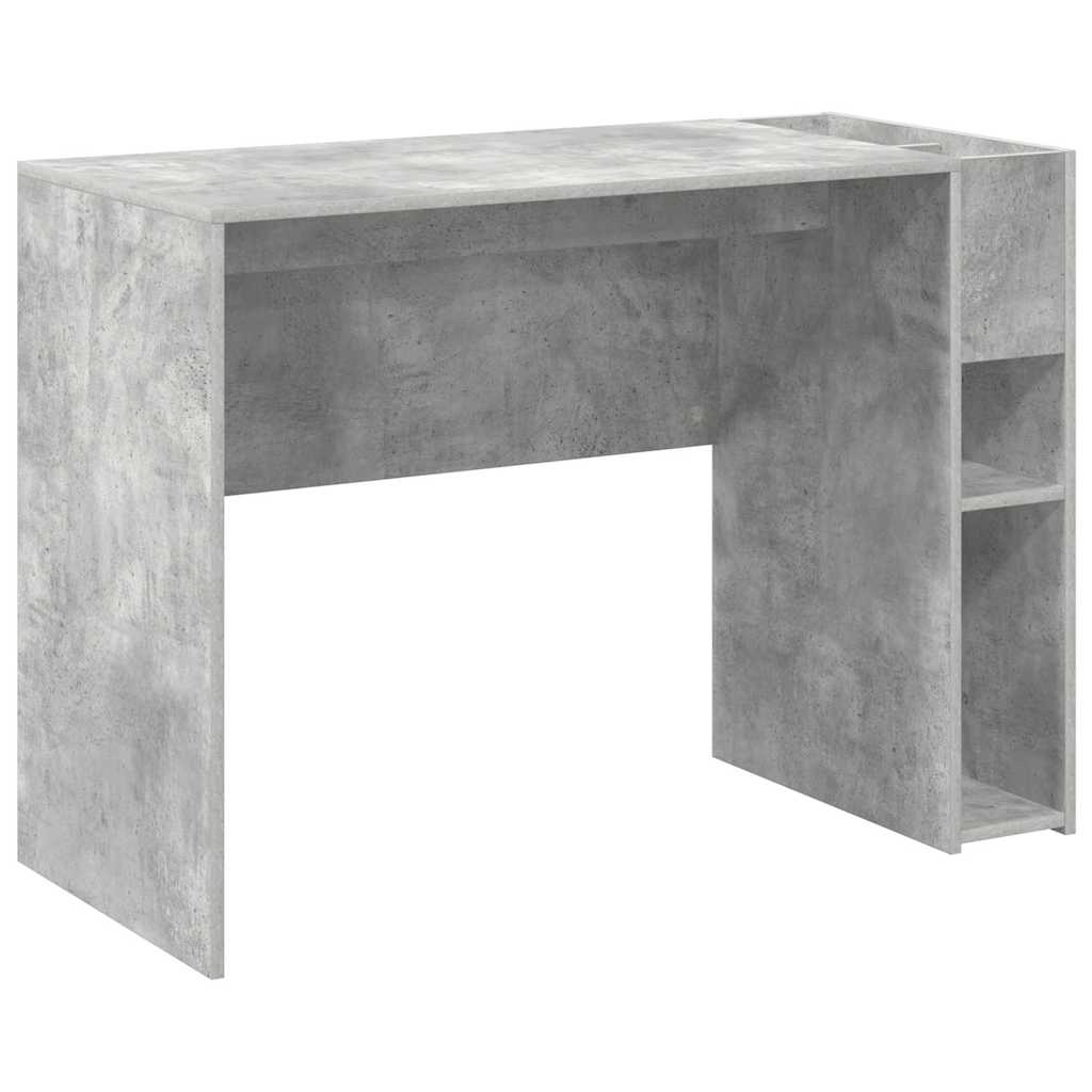 Scrivania Grigio cemento 109 x 50 x 78 cm Legno multistrato