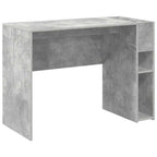 Scrivania Grigio cemento 109 x 50 x 78 cm Legno multistrato