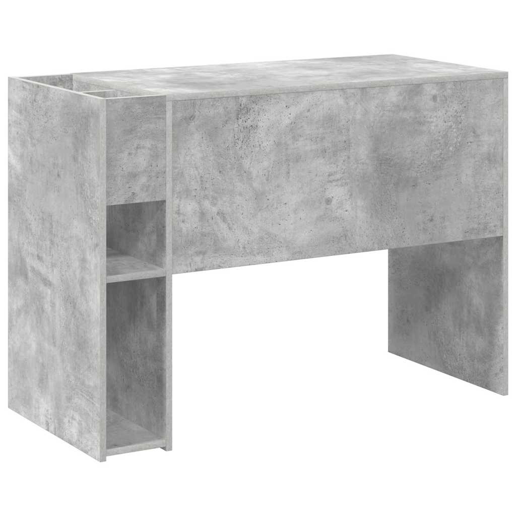 Scrivania Grigio cemento 109 x 50 x 78 cm Legno multistrato
