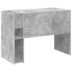 Scrivania Grigio cemento 109 x 50 x 78 cm Legno multistrato