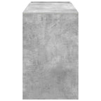 Scrivania Grigio cemento 109 x 50 x 78 cm Legno multistrato
