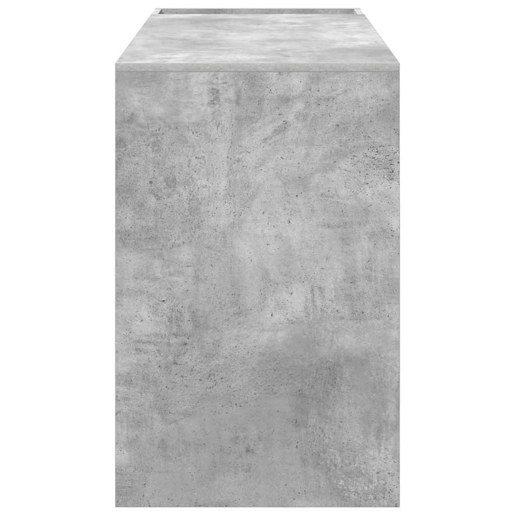 Scrivania Grigio cemento 109 x 50 x 78 cm Legno multistrato