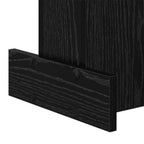 Tavolino Rovere Nero 35,5 x 35 x 40 cm Legno multistrato