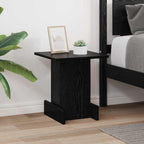 Tavolino Rovere Nero 35,5 x 35 x 40 cm Legno multistrato