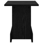 Tavolino Rovere Nero 35,5 x 35 x 40 cm Legno multistrato