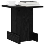 Tavolino Rovere Nero 35,5 x 35 x 40 cm Legno multistrato