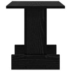 Tavolino Rovere Nero 35,5 x 35 x 40 cm Legno multistrato