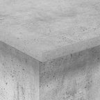 Tavolino Grigio cemento 35,5 x 35 x 40 cm Legno multistrato