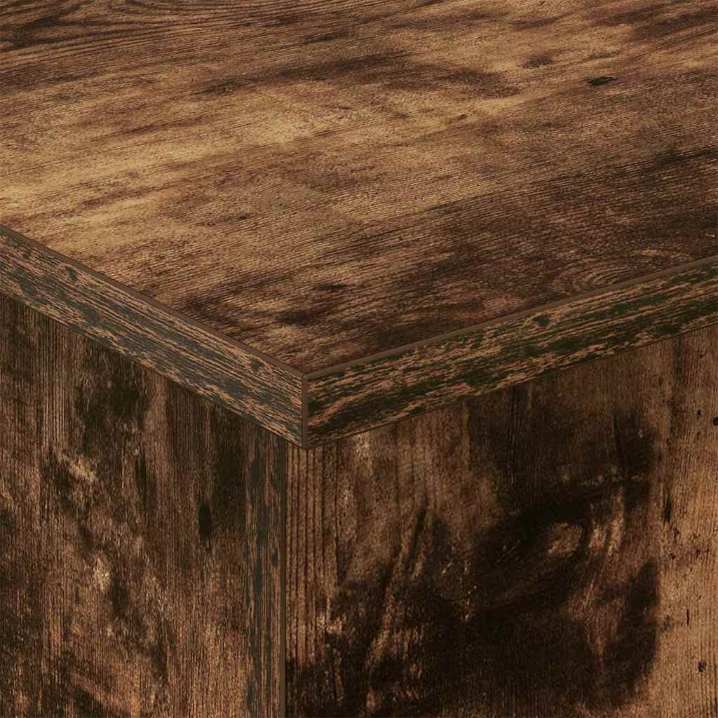 Tavolino Rovere fumé 35,5 x 35 x 40 cm Legno multistrato