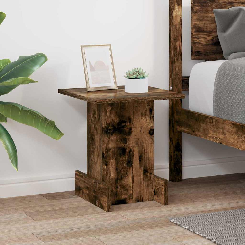 Tavolino Rovere fumé 35,5 x 35 x 40 cm Legno multistrato