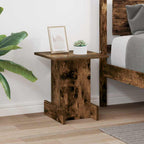 Tavolino Rovere fumé 35,5 x 35 x 40 cm Legno multistrato