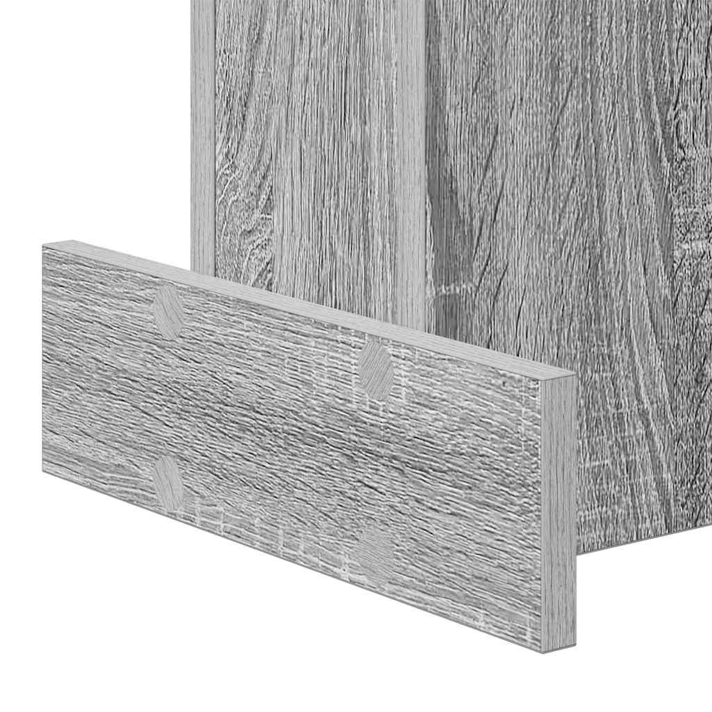 Tavolino Grigio Sonoma 35,5 x 35 x 40 cm Legno multistrato